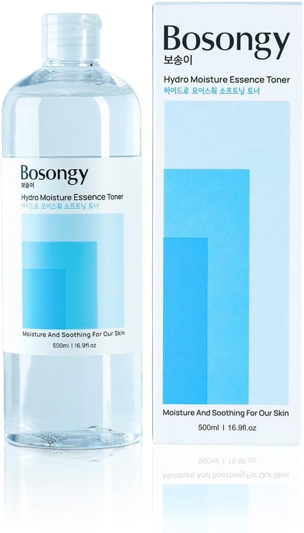 Hydro Moisture Essence Toner 500ml(16.9fl.oz.) – Deep Nourishing Facial Toner for Dry & Sensitive Skin, Infused with Hyaluronic Acid, Panthenol &Azelaic Acid Korean Skincare