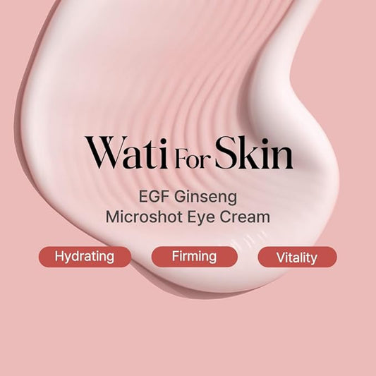 EGF Ginseng Microshot Eye Cream – Firming & Nourishing Under Eye Treatment with Micro Spicule Technology, Korean Skin Care, 30ml / 1.01 fl. oz.