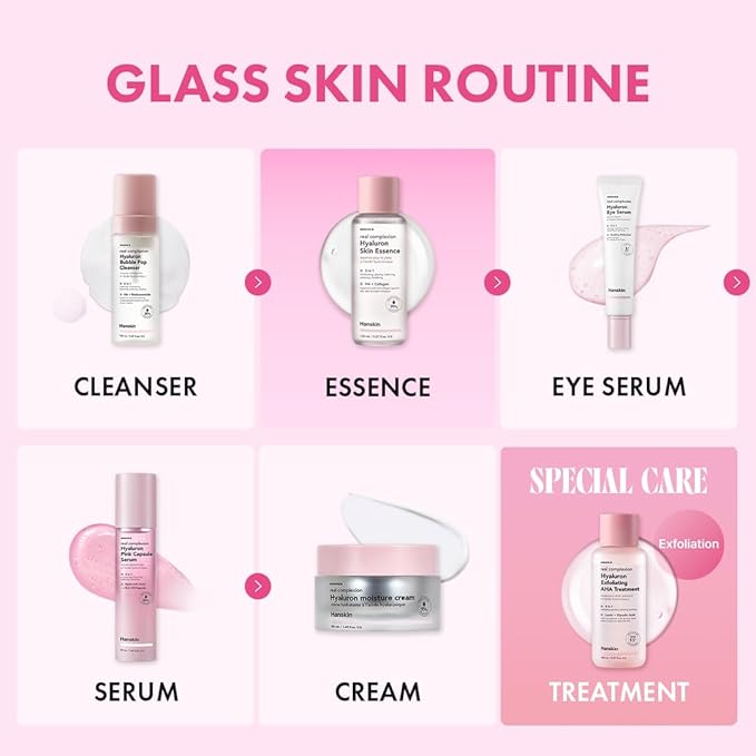 Hanskin Hyaluron Skin Essence Toner β Korean Hydrating Toner for Glass Skin | Hyaluronic Acid & Collagen | Lightweight Moisturizing Astringent for Dry, Sensitive & Dull Skin | K-Beauty (5.07 fl oz)