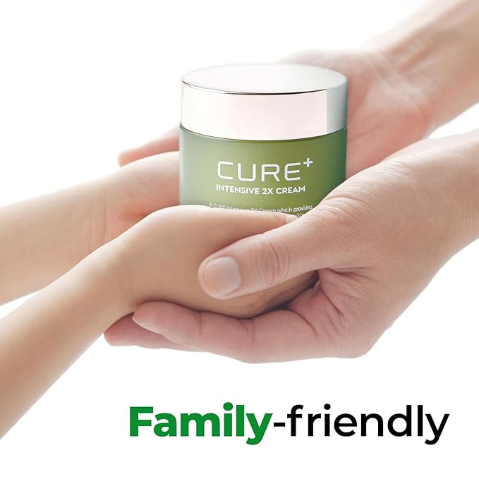 Cure Intensive 2X Cream, Premium Aloe Deep Moisturizing Multi Balm, Korean Skincare, Face Moisturizer for Dry Skin (Pack of 1)