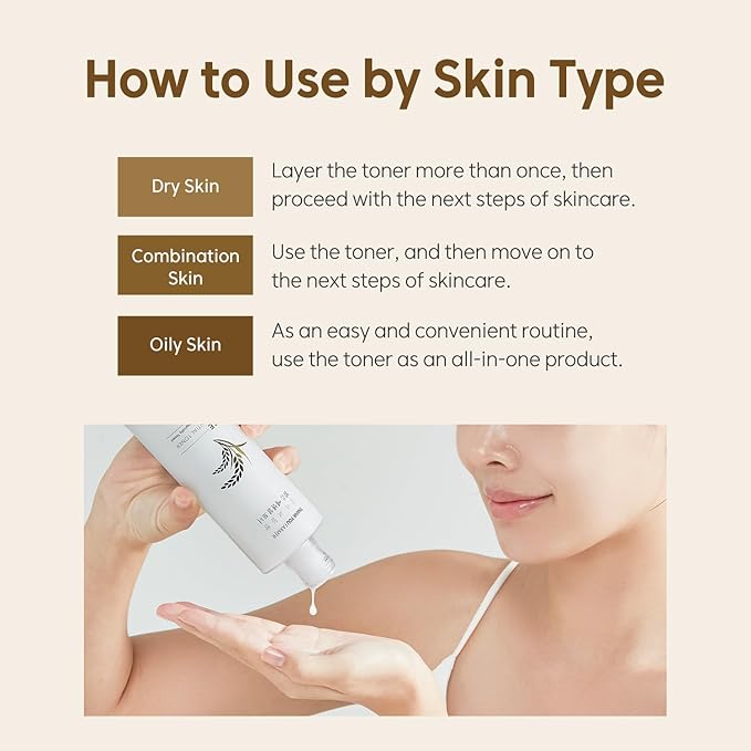 THANKYOU FARMER Rice Pure Korean Milk Toner with Rice Water & Niacinamide - Gentle Hydrating Toner for Brightening and Soothing Dry & Sensitive Skin, Vegan, 7.03 oz