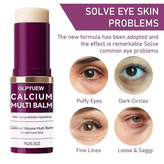 Cemenrete Calcium Multi Balm, Korean Collagen Moisturing Stick,Calcium Volume Multi Balm, Wrinkle Core Stick, cemenrete calcium multi balm anti-aging, sagging, wrinkles (Pack of 1)