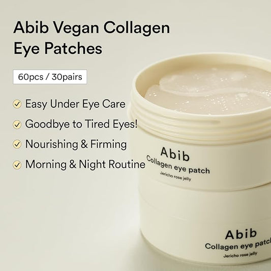 Abib Eye Deal Collagen Eye Care Kit, Korean Under Eye Patches for Puffy Eyes and Dark Circles, Anti-Wrinkle