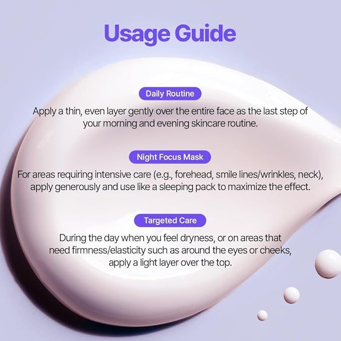 Korean Collagen Cream (73.3%) | Advanced Firming Moisturizer with Peptides & EGF for Face, Eyes, & Smile Lines | Reduces Appearance of Wrinkles, K-Beauty, 1.76 oz