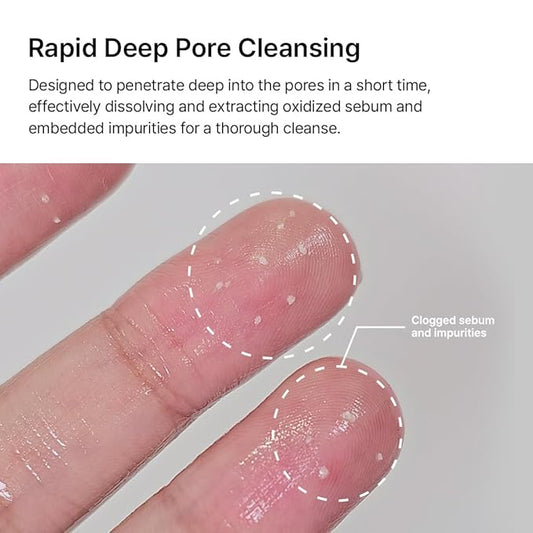 Parnell AHA Omija Ceramic Cleansing Oil 6.76 fl oz | Pore Purifying Sebum Control Deep Cleanser | AHA LHA PHA Omija | Non-Drying Korean Skincare (200ml)