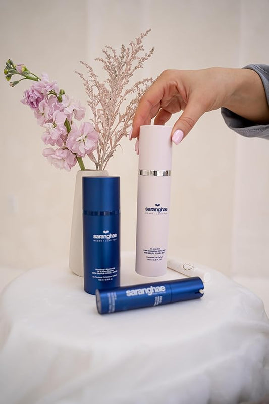 Love Saranghae Calm & Glow Snail Mucin Serum 96 – Hydrating Facial Essence with Korean Skincare Formula for Smooth, Dewy Skin – Lightweight, Non-Sticky Texture for Daily Use