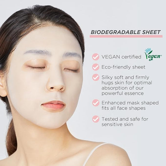 Mediheal Sheet Mask Essential HERO 6 pack (Tea Tree, Madecassoside, Vita)| Korean Skincare Facial Sheet Mask Combo Moisturizing, Soothing and for Blemishes