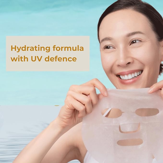 YoungMe Radiant Glamour Korean Sheet Mask – Rejuvenating & Hypoallergenic Facial Mask for All Skin Types | 25g x 6 Sheets