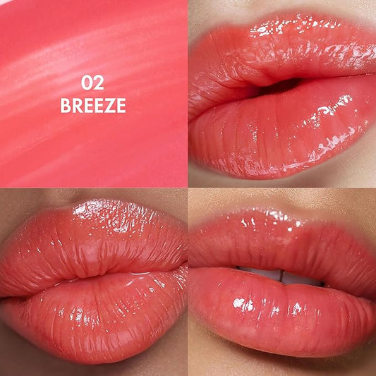 Amuse SEOUL Daisy Flower Dew Tint 02 BREEZE | 35% High-moisture Water Tint, Long-lasting, Vitamin E Acetate, Moisturizing, No Peel Off, Lip Treatment, Non Sticky, Korean Lip Tint for Dry Lips