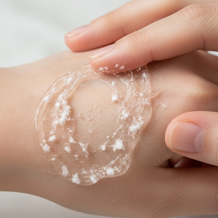 Gentle cellulose peeling gel exfoliator