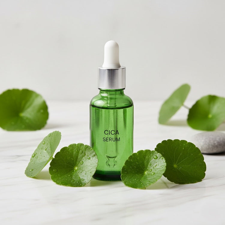 Soothing cica centella asiatica serum for redness