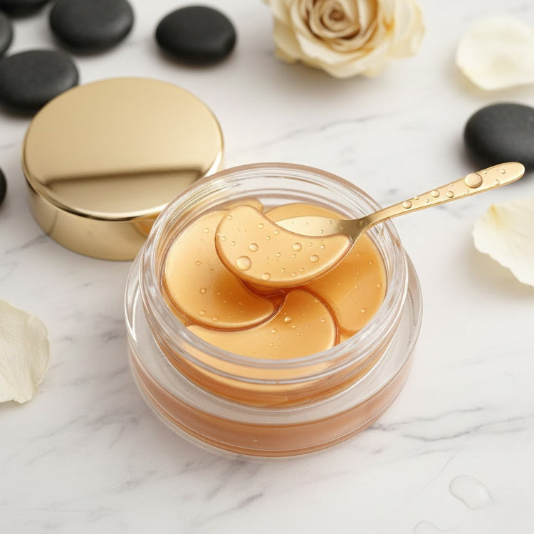 Gold hydrogel under eye patches for dark circles