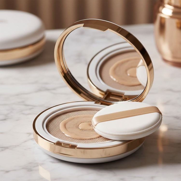 Dewy finish glass skin cushion foundation