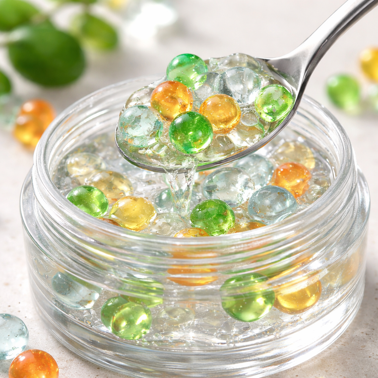 Moisture capsule mixing cream for glow