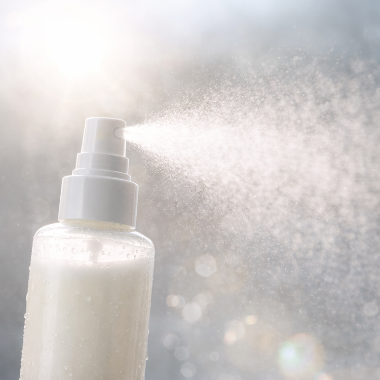 Milky cream mist spray for dry skin