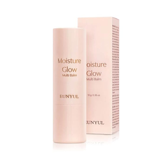 EUNYUL Moisture Glow Multi Balm Stick, 0.35 oz (10 g), Hydrating Facial Balm for Dry Skin, Korean Skincare