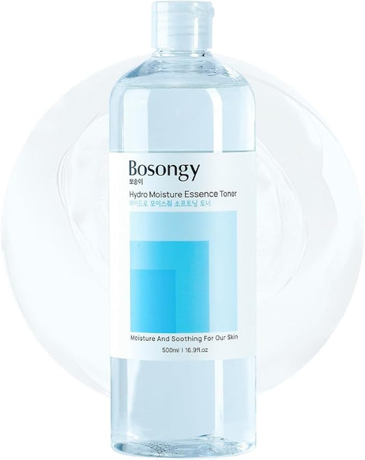 Hydro Moisture Essence Toner 500ml(16.9fl.oz.) – Deep Nourishing Facial Toner for Dry & Sensitive Skin, Infused with Hyaluronic Acid, Panthenol &Azelaic Acid Korean Skincare