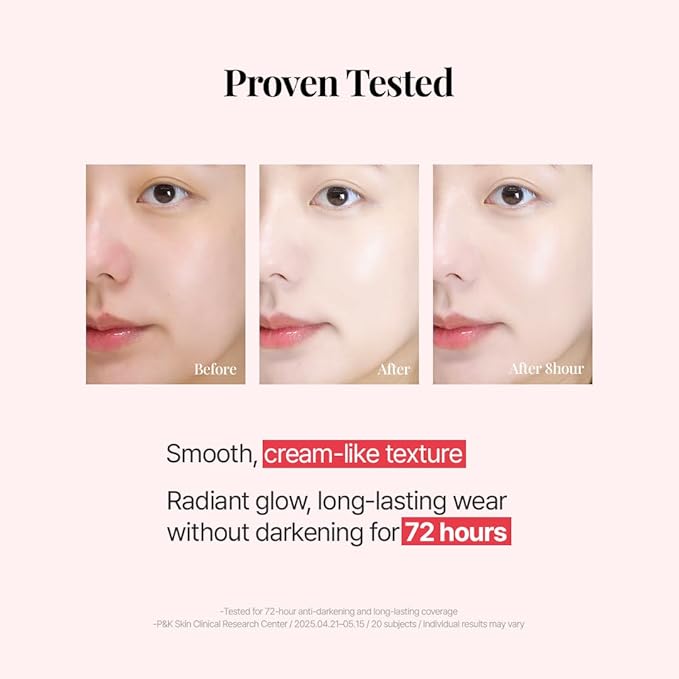 Hanskin Code on Double D Cream Foundation, Full Coverage Korean BB Cream & Liquid Skin Tint Foundation, Semi-Matte Finish, Lightweight Pore-Perfecting Base, 0.05 Fl Oz * 6colors (STARTER PACK)