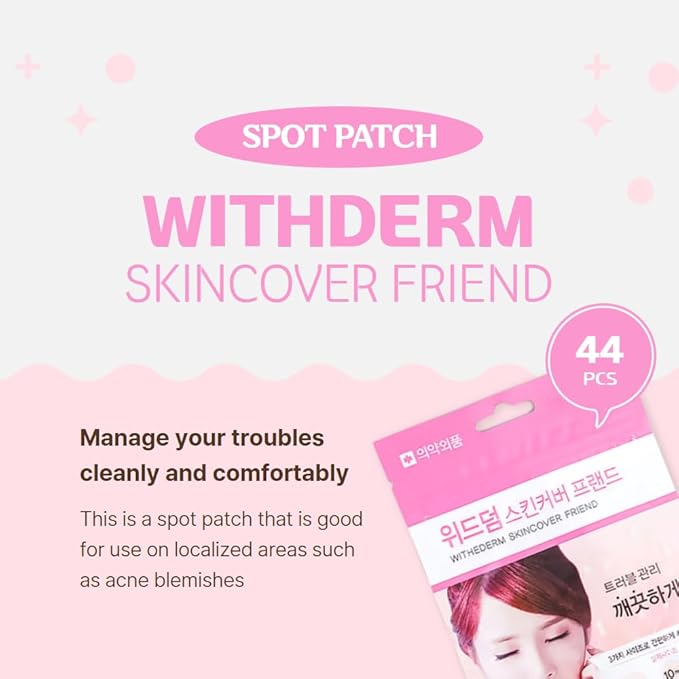 Fermented Korean Acne Patch for Face – Hydrocolloid Spot Patch for Pimples, Blemish Treatment, Vegan Invisible Pimple Patch, Zit Cover for Day & Night, Skincare for Oily and Sensitive Skin - 44 Pcs