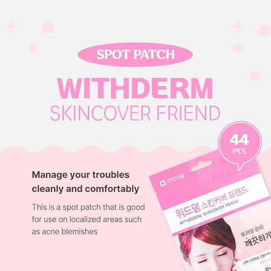 Fermented Korean Acne Patch for Face – Hydrocolloid Spot Patch for Pimples, Blemish Treatment, Vegan Invisible Pimple Patch, Zit Cover for Day & Night, Skincare for Oily and Sensitive Skin - 44 Pcs