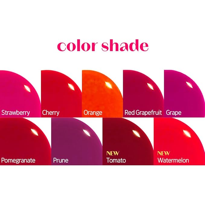 ETUDE Dear Darling Water Tint – Tomato Ade | Korean Lip Stain & Lip Tint for Hydrated Pink Lips, Smudge-Proof Long-Lasting Lip & Cheek Makeup | K-Beauty Gift, Stocking Stuffers