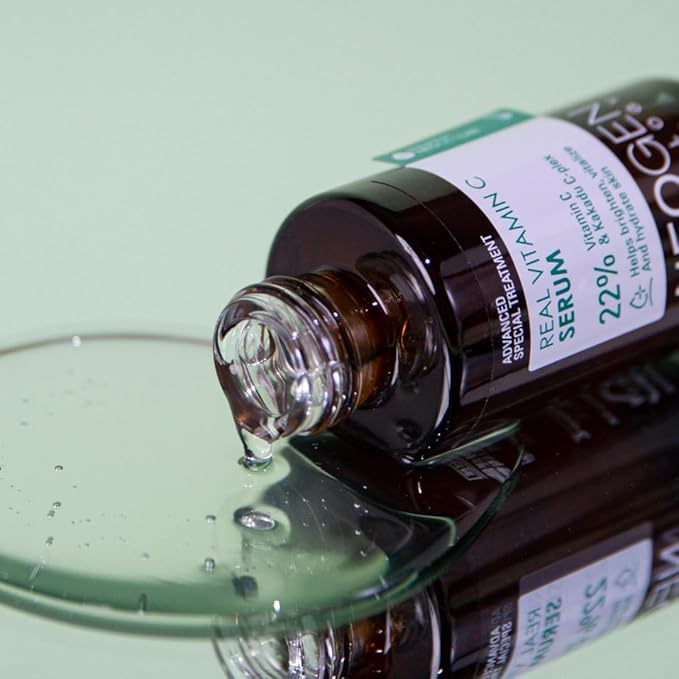 DERMALOGY by NEOGEN Real Vitamin C Serum 1.12 oz (32g) - Brightening, Revitalizing Serum with 22% Pure Ascorbic Acid, Ferulic Acid, Zinc and Niacinamide - Korean Skin Care