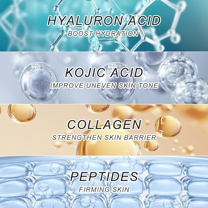 8 pairs PDRN Micro Eye Patches, Under Eye Patches for Puffy eyes, Dark Circles & Wrinkle | Hyaluronic Acid, Kojic Acid, Collagen, Peptides, Vitamin C, Niacinamide - Korean Popular Eye Care