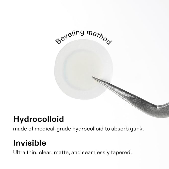 Cordiale Centella Pimple Patches with Salicylic Acid & Hyaluronic Acid, Hydrocolloid Acne Spot Patches for Face & Chin, Invisible Zit/Blemish Stickers, Korean Skin Care (78 Count, 2 Sizes)