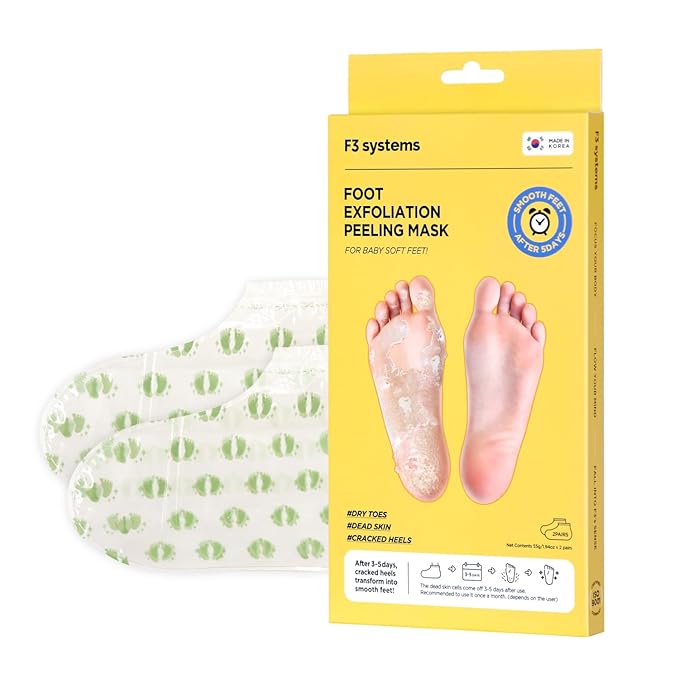 Foot Exfoliation Peeling MASK, Baby Foot Peel, Cracked Feet, Callus Remover, Korean Footcare