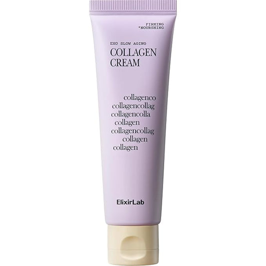 Korean Collagen Cream (73.3%) | Advanced Firming Moisturizer with Peptides & EGF for Face, Eyes, & Smile Lines | Reduces Appearance of Wrinkles, K-Beauty, 1.76 oz
