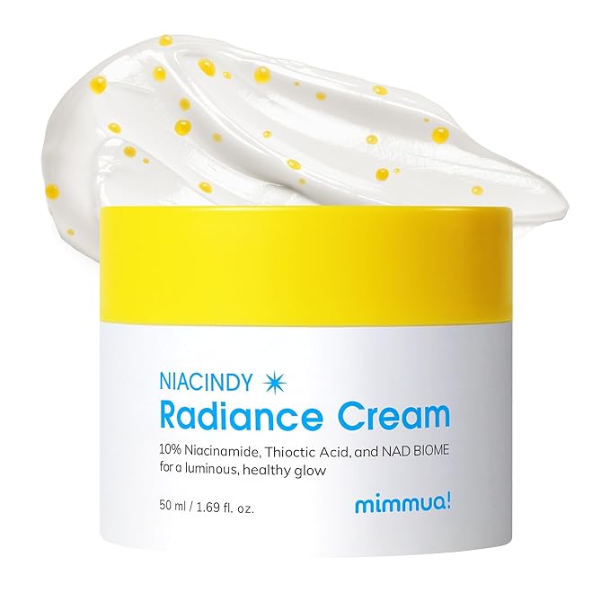 NIACINDY Radiance Capsule Cream | Liposomal NAD + 10% Niacinamide +Thioctic Acid | Dark Spot Remover & Anti-Aging Moisturizer | Korean Clinical Formula for Radiant Skin | 50ml / 1.59 FL OZ