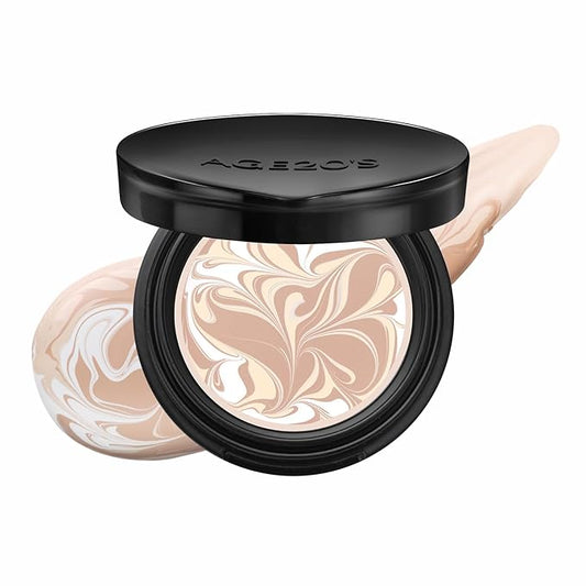 [MINI SIZE] AGE20'S Signature Essence Pact | 15C | Vegan Korean Cushion Foundation | Pack of 1 | Cream Foundation, Dewy & Glow Finish, Natural Coverage, SPF 50+ | 0.14 oz