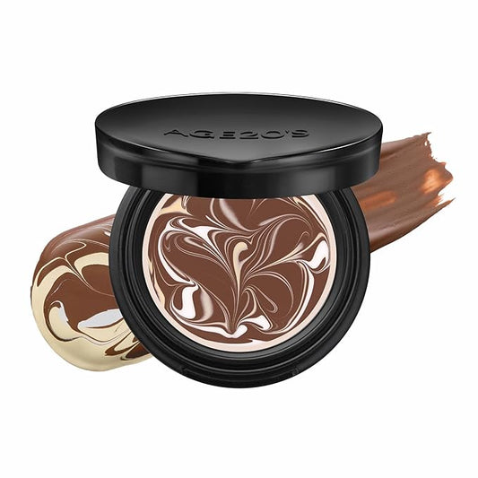 [MINI SIZE] AGE20'S Signature Essence Pact | 41N | Vegan Korean Cushion Foundation | Pack of 1 | Cream Foundation, Dewy & Glow Finish, Natural Coverage, SPF 50+ | 0.18 oz