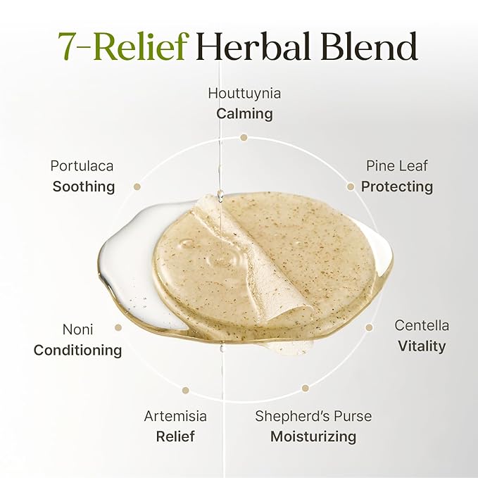 7 Relief Ampoule Pad (100 pads) – Quick Calming & Soothing Serum-Infused Toner Pads with 7 Herbal Blend, Moisturizing Comfort for Stressed and Sensitive Skin | Family-Friendly, Korean Skincare