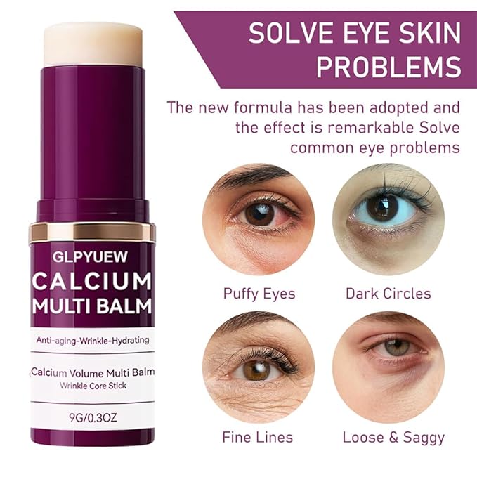 Cemenrete Calcium Multi Balm, Korean Collagen Moisturing Stick,Calcium Volume Multi Balm, Wrinkle Core Stick, cemenrete calcium multi balm anti-aging, sagging, wrinkles (Pack of 1)