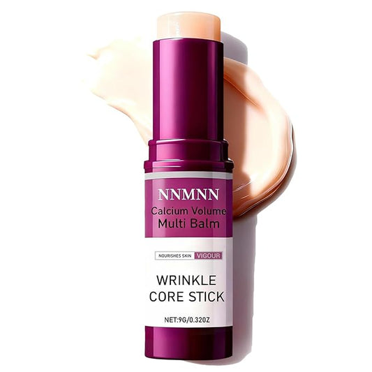 Calcium Volume Multi Balm Stick - Calcium Enriched Formula for Skin Hydration, Anti-aging, Smoothing & Firming - Multi-Purpose Balm for Face, Eyes & Neck, Korean Collagen Moisturing Stick