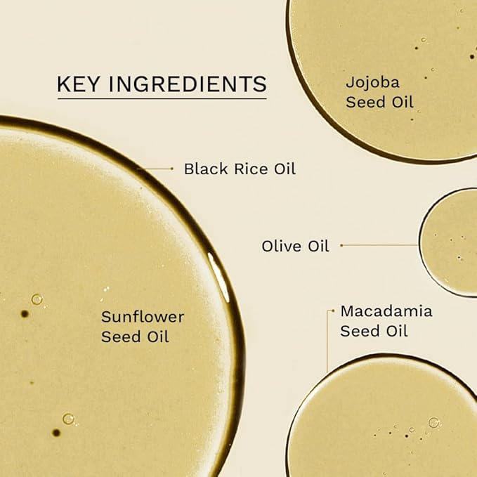 HARUHARU wonder Black Rice Moisture Cleansing Oil, Double Cleansing, Daily Makeup Remover, Pore Oil Cleanser, Korean Skincare, For sensitive, Non-comedogenic, 5.1 fl oz