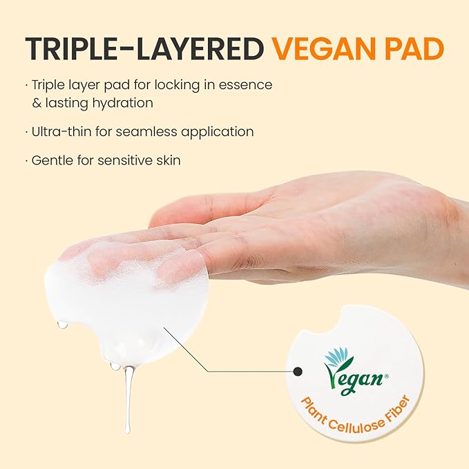 Boosting Toner Pads for Face Oily Skin Korean, #OOTD Vitamin C Niacinamide Heartleaf Hydrating Calming Redness, Vitamin C Toner Pad 70Pads 4.05oz 120ml