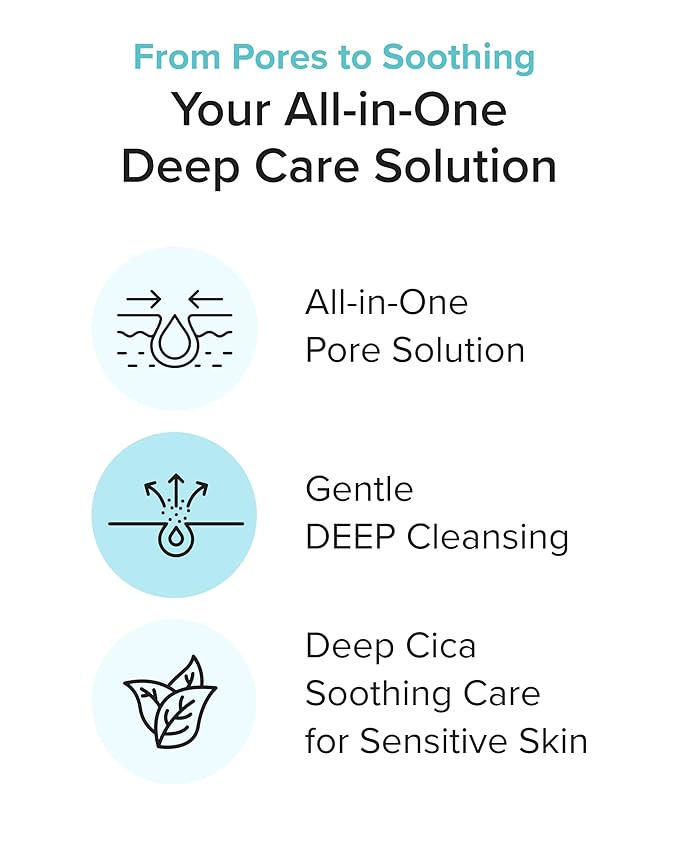 3W8L Deep Off & Fresh Cleansing Oil – Fast emulsifying Korean pore care cleanser, gentle daily makeup & sunscreen remover with Jojoba & Centella, dissolves sebum & blackheads, hydrating fresh finish