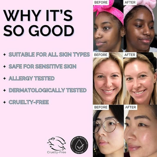 Elizabeth Mott Korean Snail Mucin Serum - 97% Snail Secretion Filtrate for Deep Hydration & Glass Skin - Lightweight, Fast-Absorbing, Cruelty-Free, 100 mL