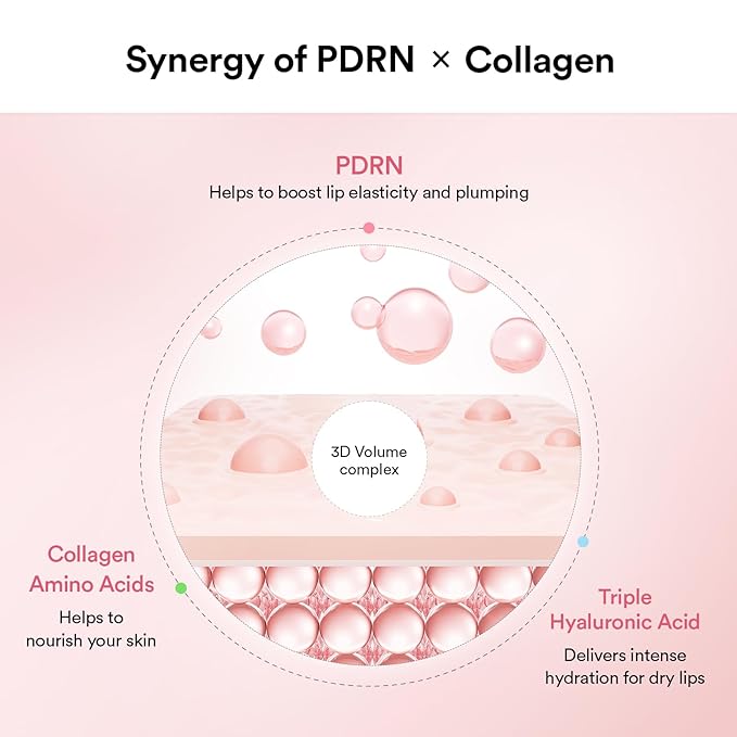 Abib PDRN Collagen Lip Mask Glazed Jelly 0.38 fl oz | Korean Lip Butter Balm Overnight Sleeping Mask Hydrating Care Moisturizer Treatment for Flakey, Dry Lips