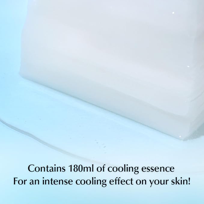 UIQ Biome Remedy Pore Reset Cooling Pad, Hydrating & Cooling Korean Toner Pads, Instant Cooling for Dry, Overheated skin, Pore Care with Panthenol, Allantoin, Niacinamide 80 Pads, 6.08 fl. oz.