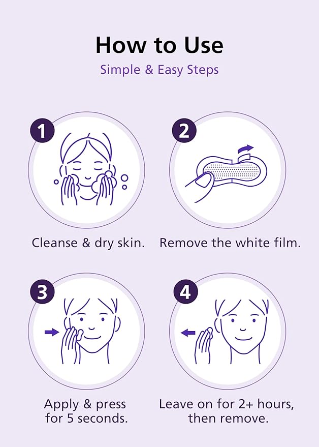 Easyderm PDRN Anti-Wrinkle Patch - Under Eye & Smile Line treatment, 8 Patches, K-Beauty Korean Skincare with Collagen & EGF, Eye patches, PDRN Eye Mask