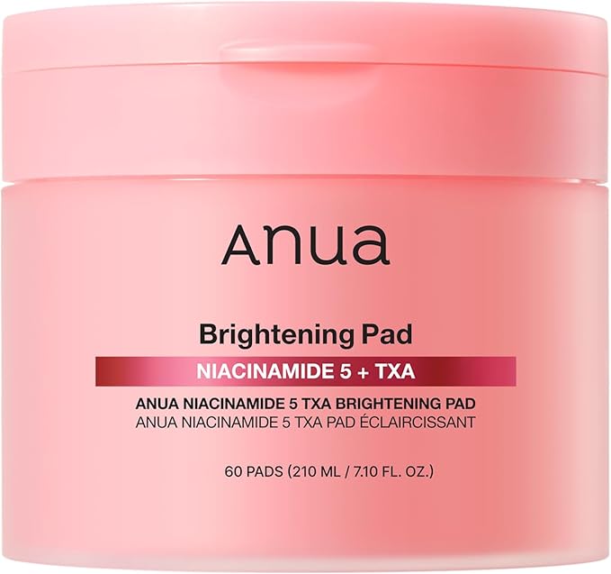 Anua Niacinamide 5 TXA Toner Pads – Hydrating Facial Pad for Daily Care, Under-eye with Tranexamic acid, Korean Skin Care (210ml, 60 Pads)