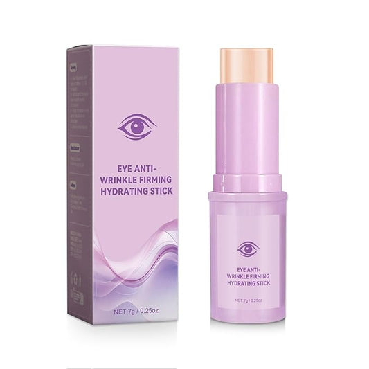 Eye Balm Stick, Under Eye Stick for Puffiness & Fine Lines, Portable Anti-Aging Moisturizer Wrinkle Balm for Eyes, Face & Neck 0.25 Fl Oz