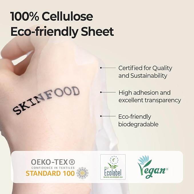 SKINFOOD Rice Daily Sheet Mask, 5-Minute Firming, Nourishing, Hydrating Face Mask for Smooth, Clear, Glass Skin, Korean Skincare, Bulk Pack (30EA)