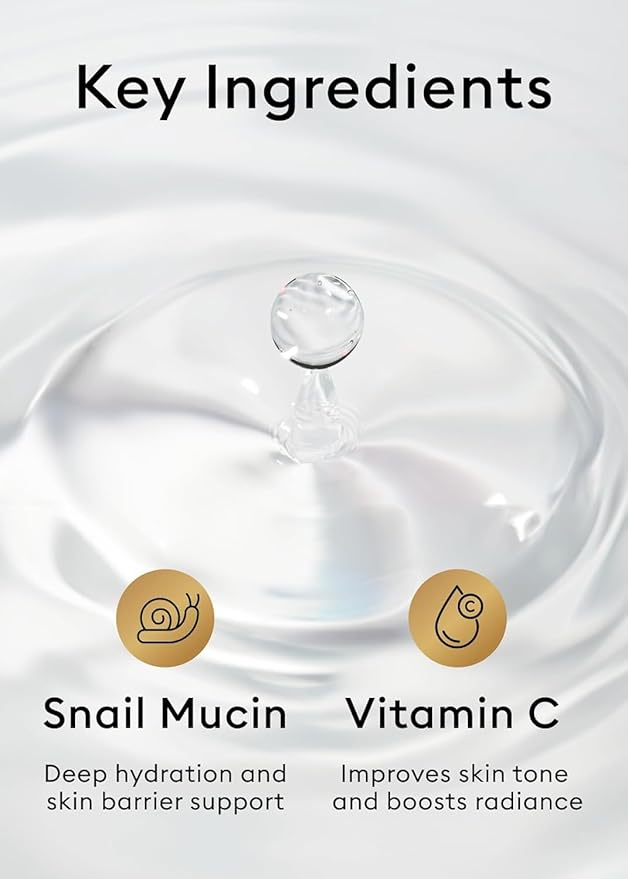 MISSHA Cell Renew Snail Mucin Vitamin C Toner 5.07 Fl oz - Korean Skincare Facial Toner for Glass Skin, 90% Snail Mucin Vita Complex, Deep Hydration, Improves Skin Texture, Paraben Free