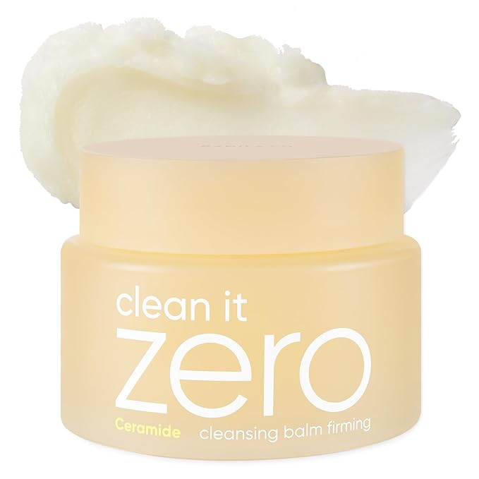 BANILA CO Clean it Zero Firming Cleansing Balm | Korean Makeup Remover, Cleansing Oil to Soothe and Moisturize Skin | Vegan | Made with Moringa Ceramide and Panthenol (100ml/3.38 fl.oz)
