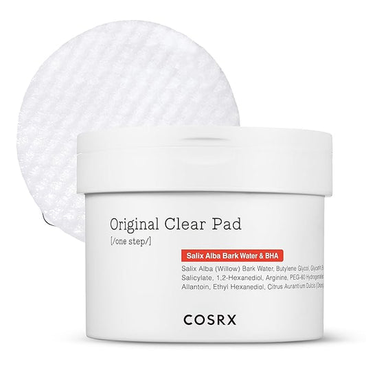 COSRX BHA Toner Pads, 70 Sheets, Exfoliating Pads for Dead Skin & Blackheads, Minimize Pores, Prevent Breakouts, Improve Skin Texture, Korean Skin Care