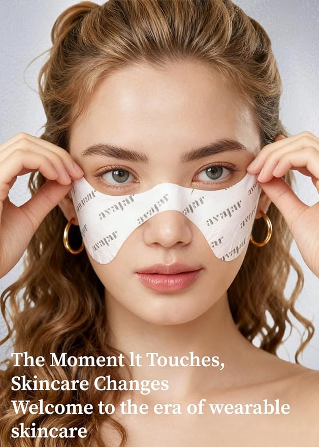 Avajar Collagen Eye Patches, Anti-Aging Under Eye Patches for Wrinkles & Dark Circles with PDRN, Peptides and Niacinamide, Firming & Hydrating Korean Eye Mask, 5 Sheets